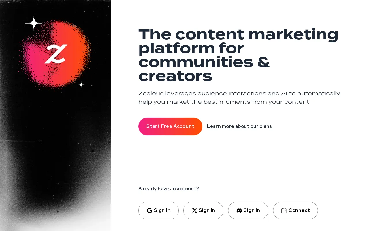 Zealous — preview screenshot