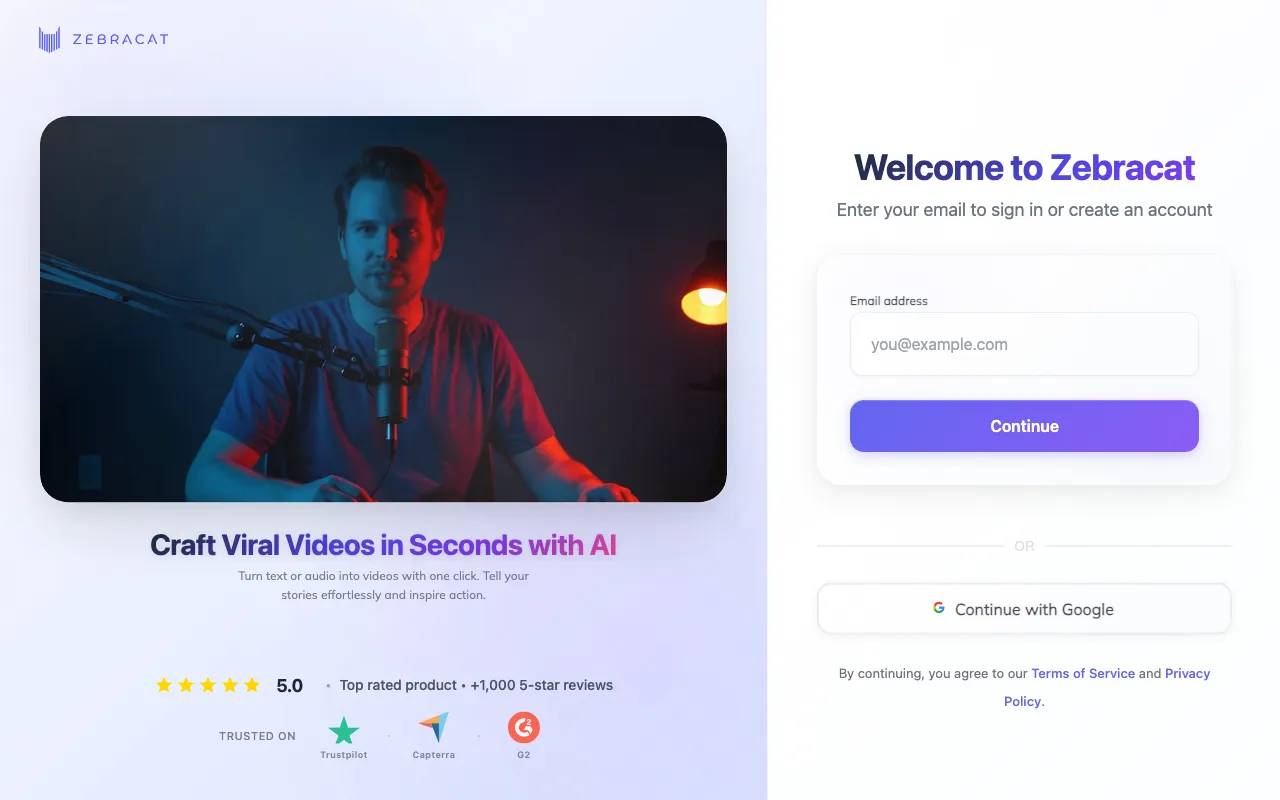 Zebracat AI — preview screenshot
