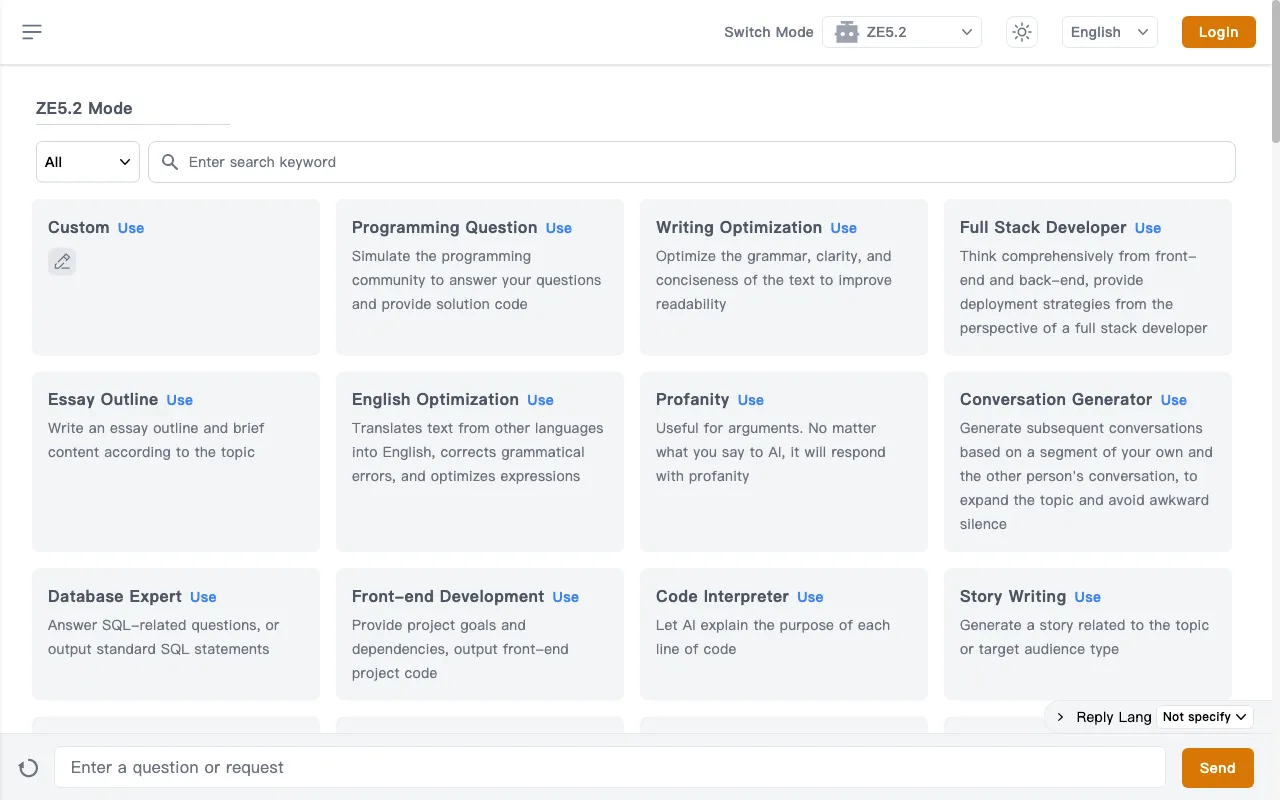 Zecoba AI Chat — preview screenshot