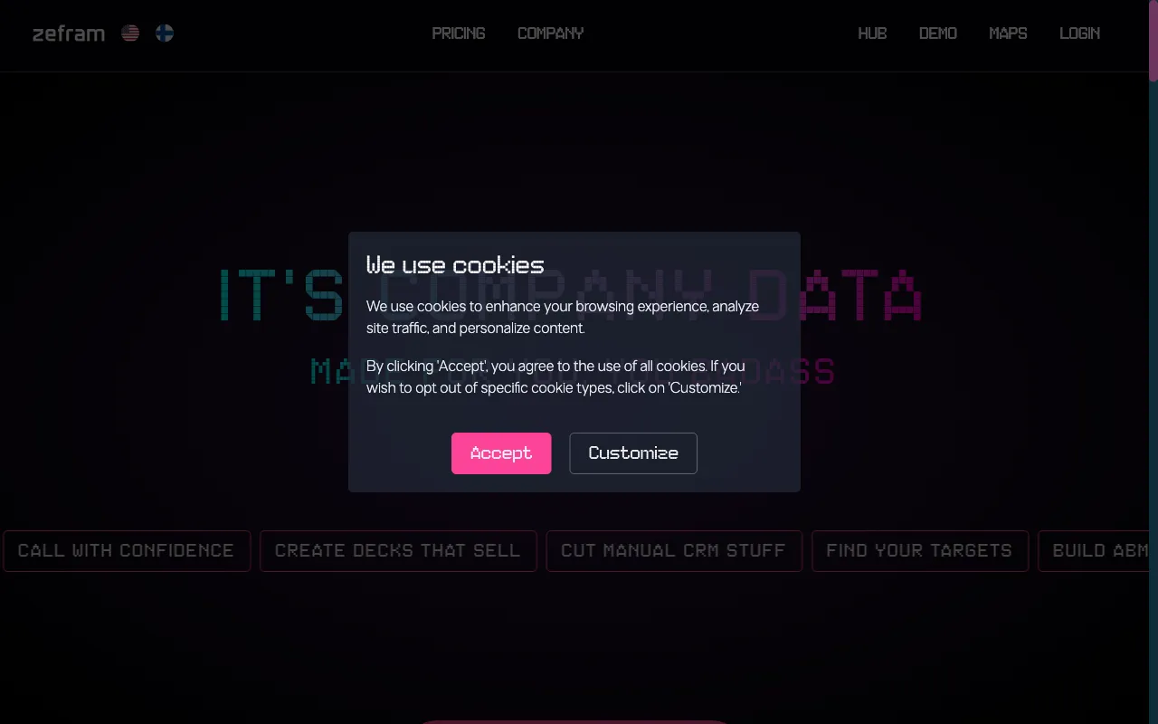 Zefram — preview screenshot