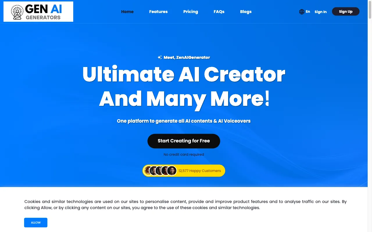Zen AI Generator — preview screenshot