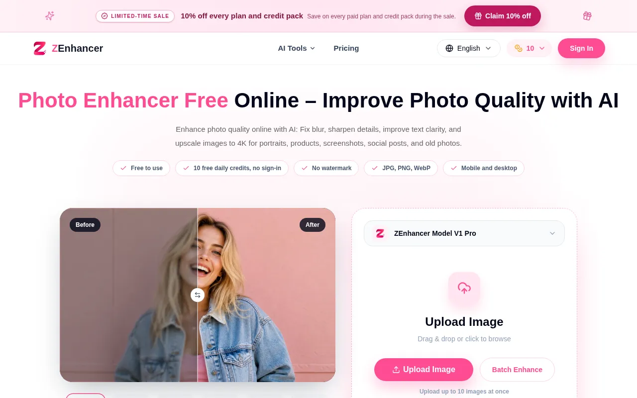 ZEnhancer — preview screenshot