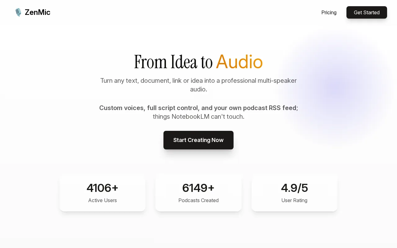 ZenMic — preview screenshot