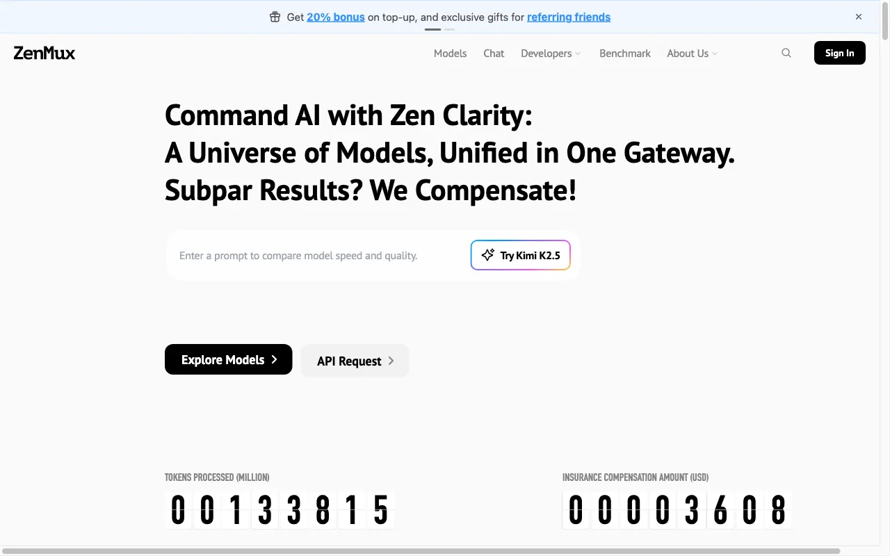 ZenMux — preview screenshot
