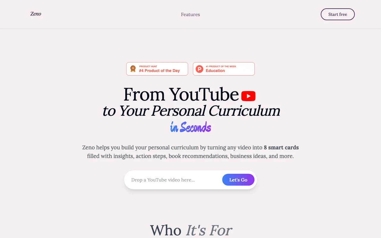 Zeno — preview screenshot