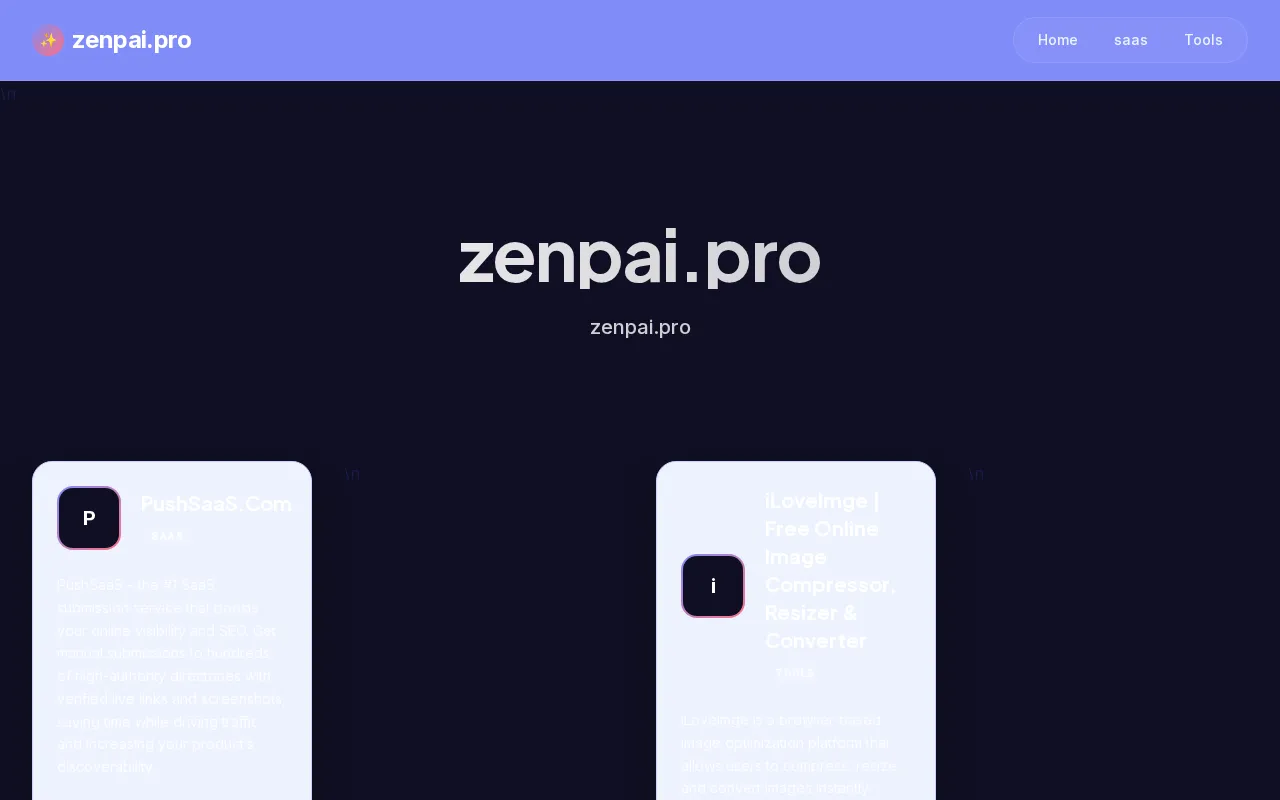 zenpai.pro — preview screenshot