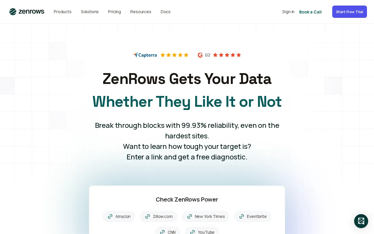 Zenrows — preview screenshot