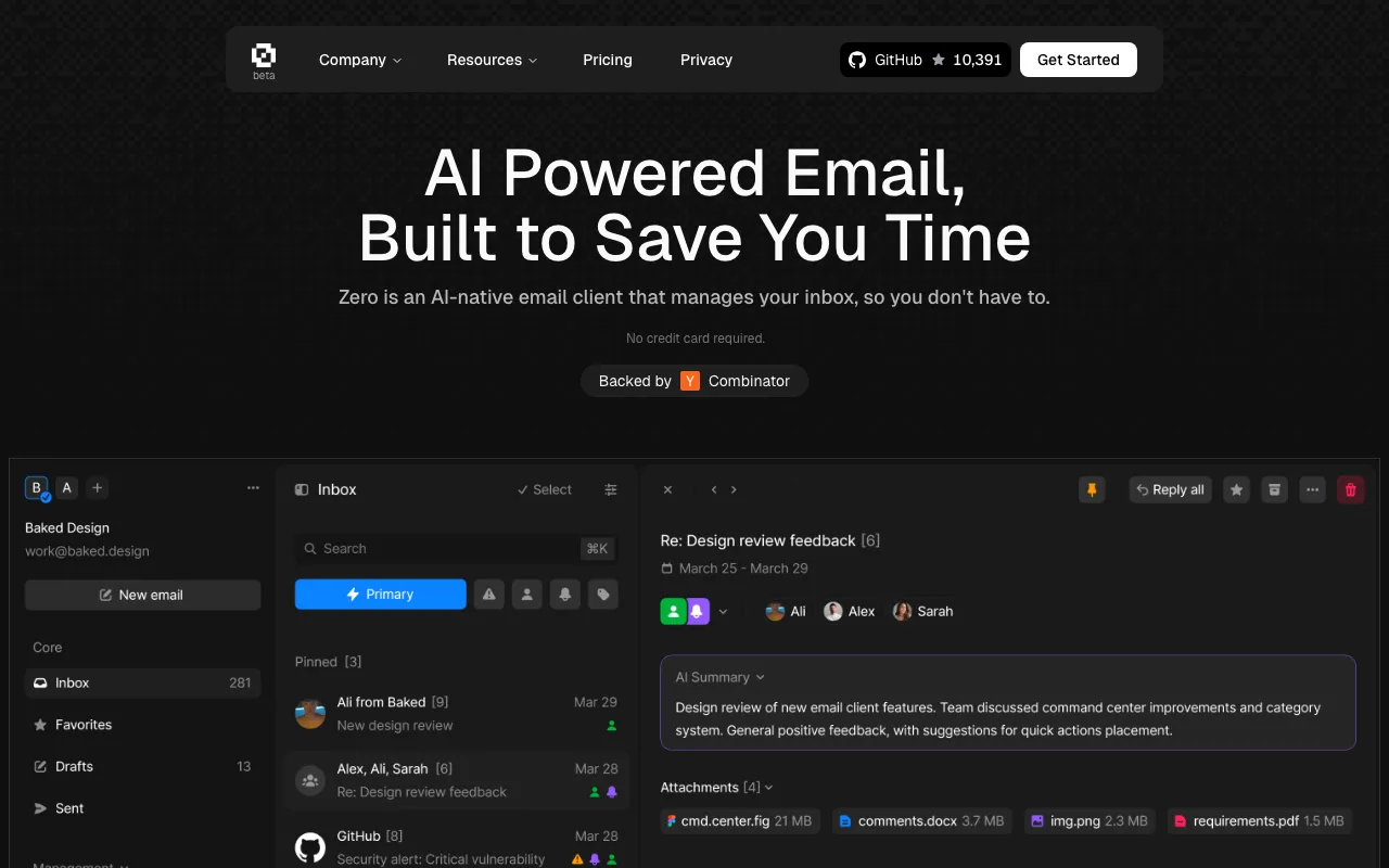 Zero — preview screenshot
