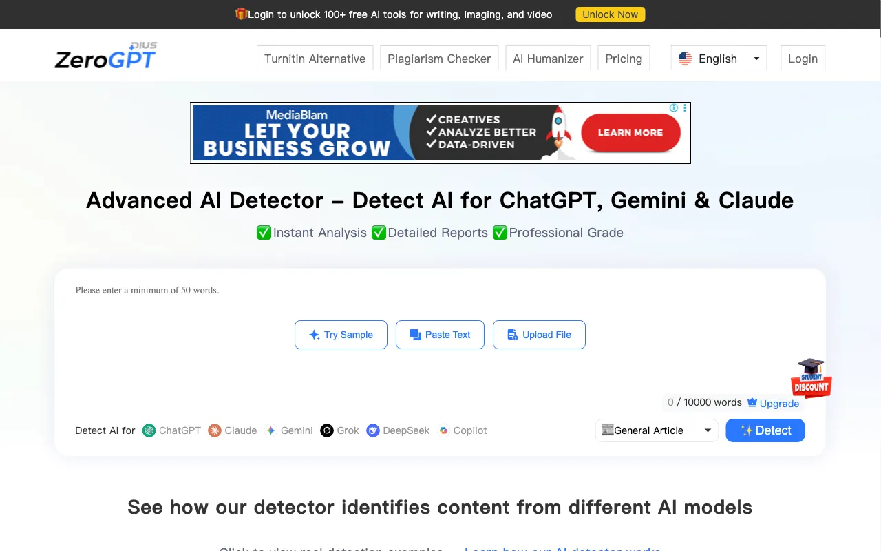 ZeroGPT Plus — preview screenshot