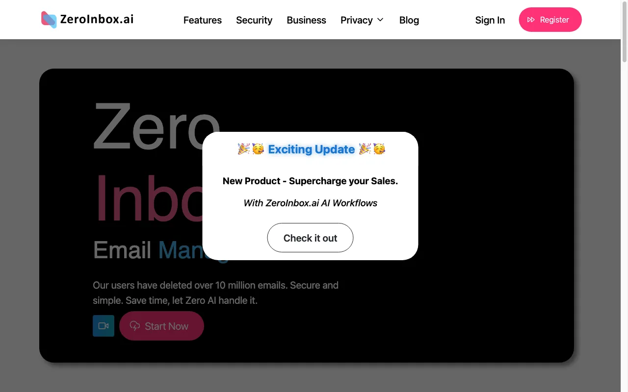 Zero Inbox — preview screenshot