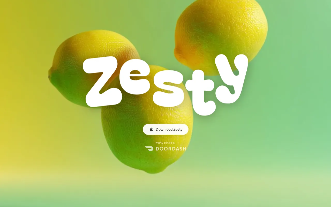 Zesty by DoorDash — preview screenshot