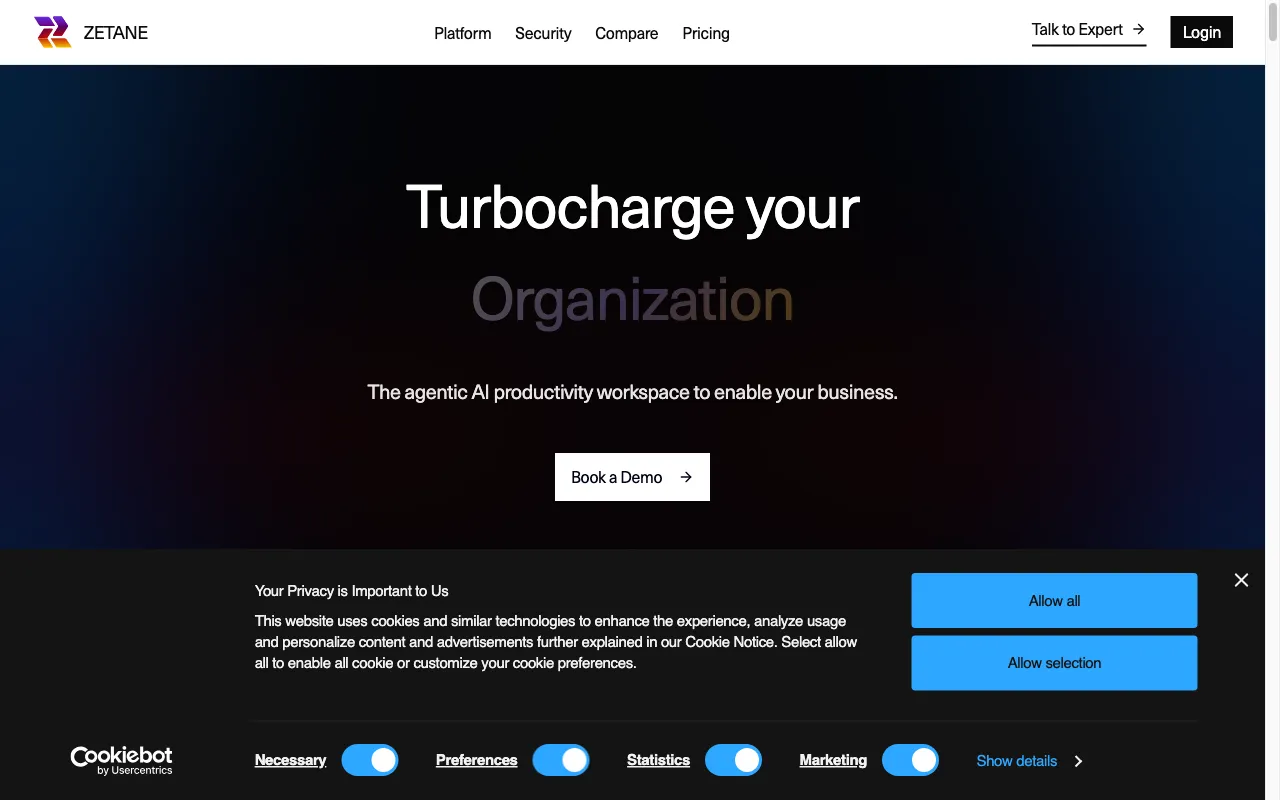 Zetane Systems — preview screenshot
