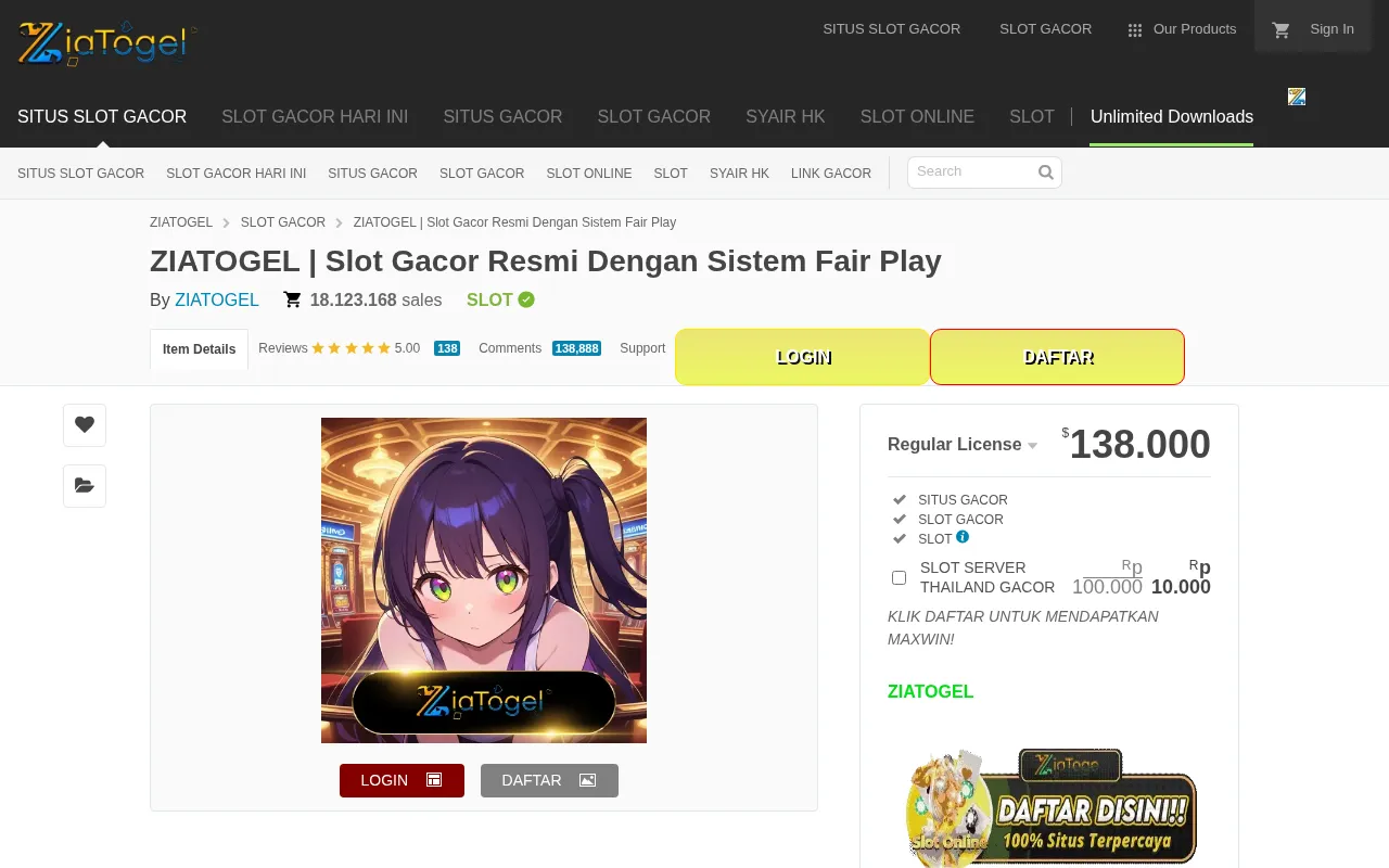 ZIATOGEL ID — preview screenshot