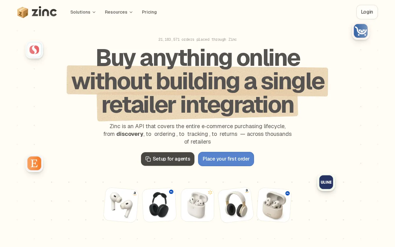 Zinc — preview screenshot