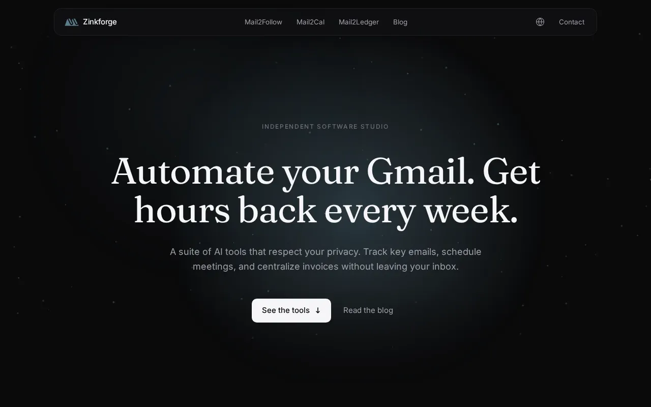Zinkforge — preview screenshot