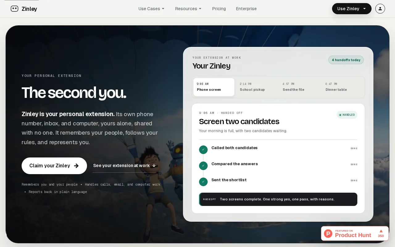 Zinley — preview screenshot