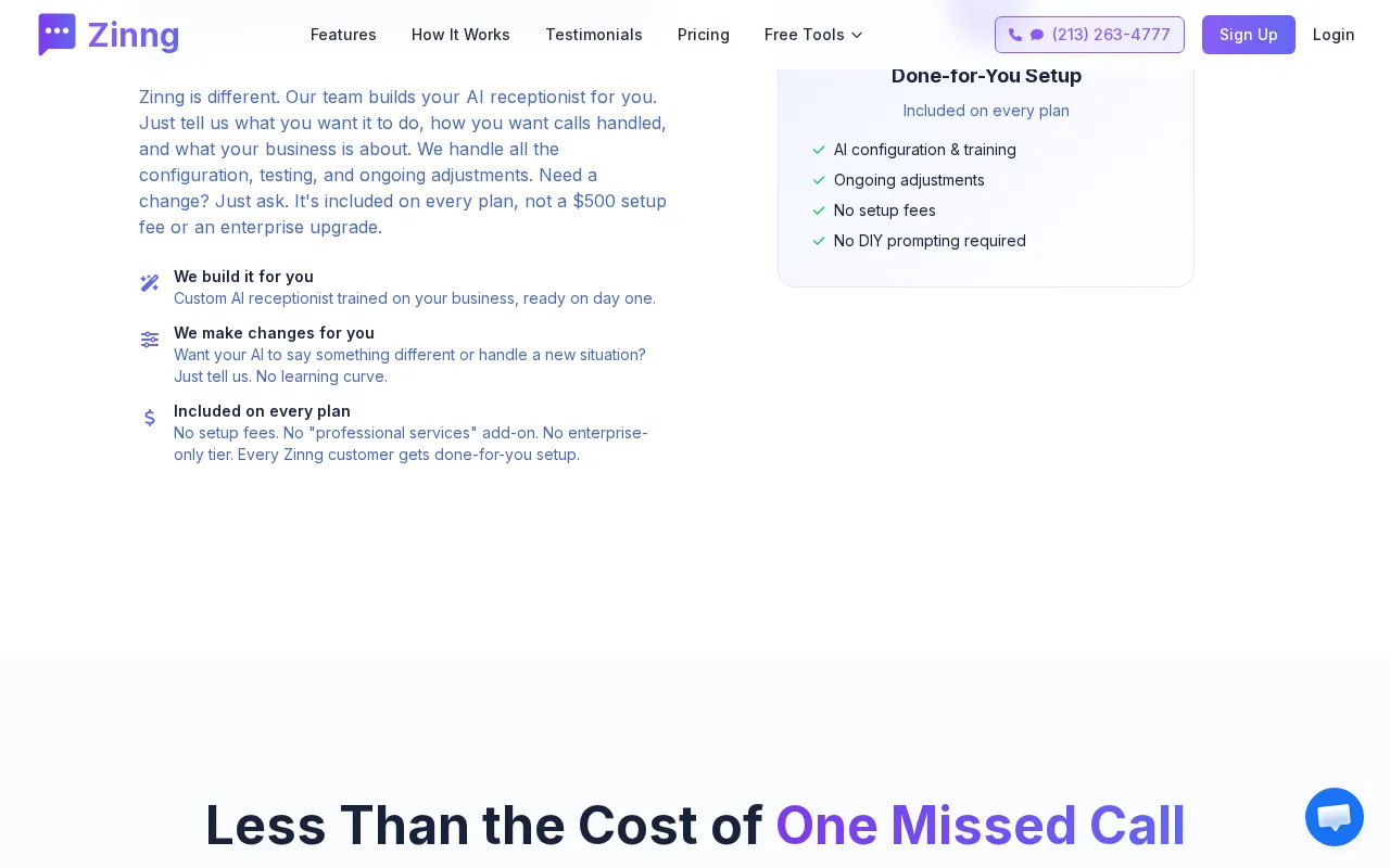 Zinng — pricing page