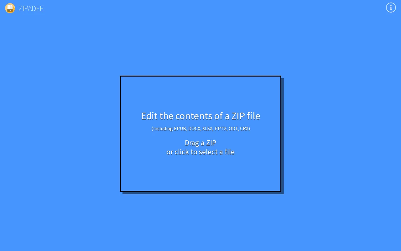 Zipadee — preview screenshot
