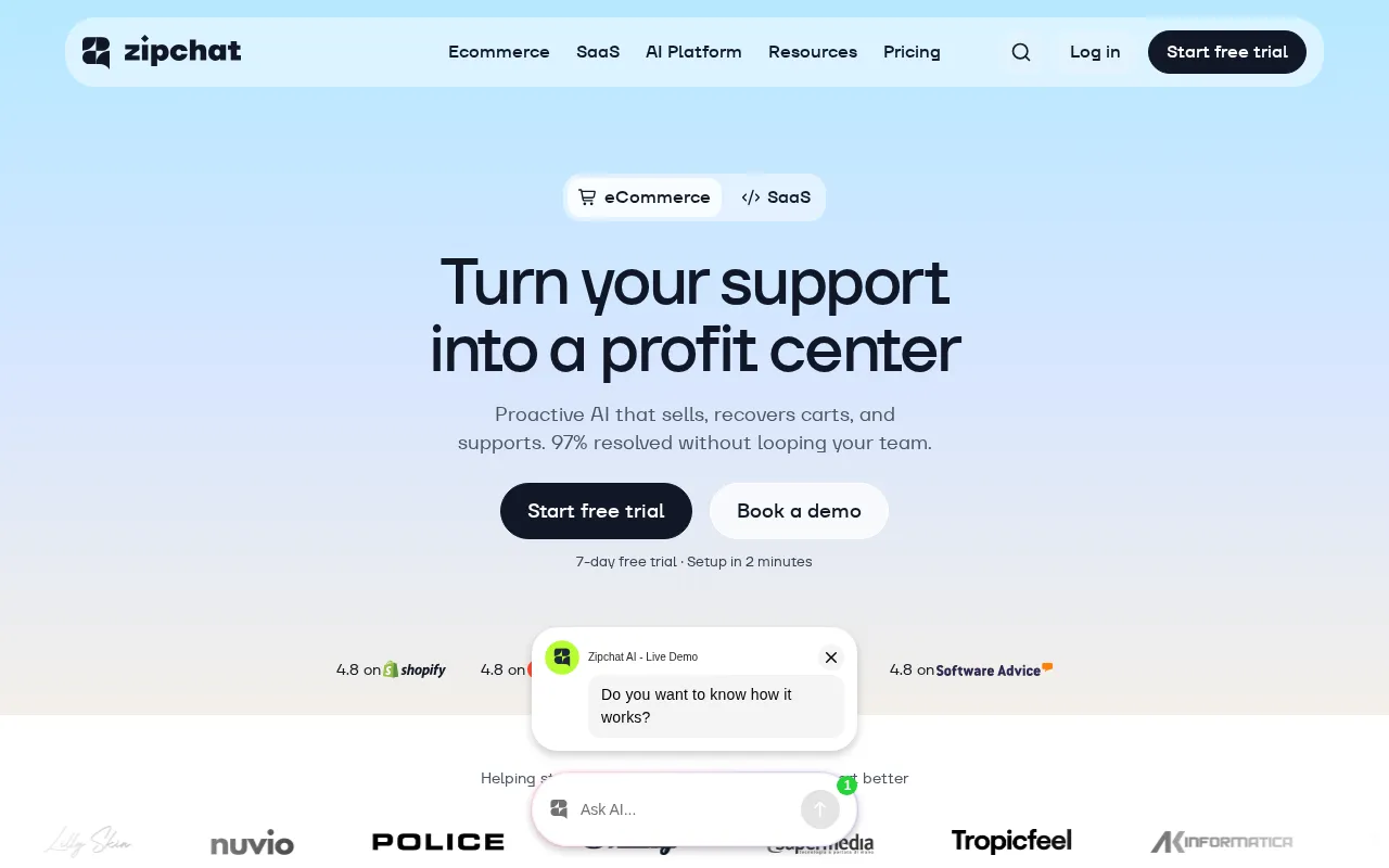 Zipchat — preview screenshot