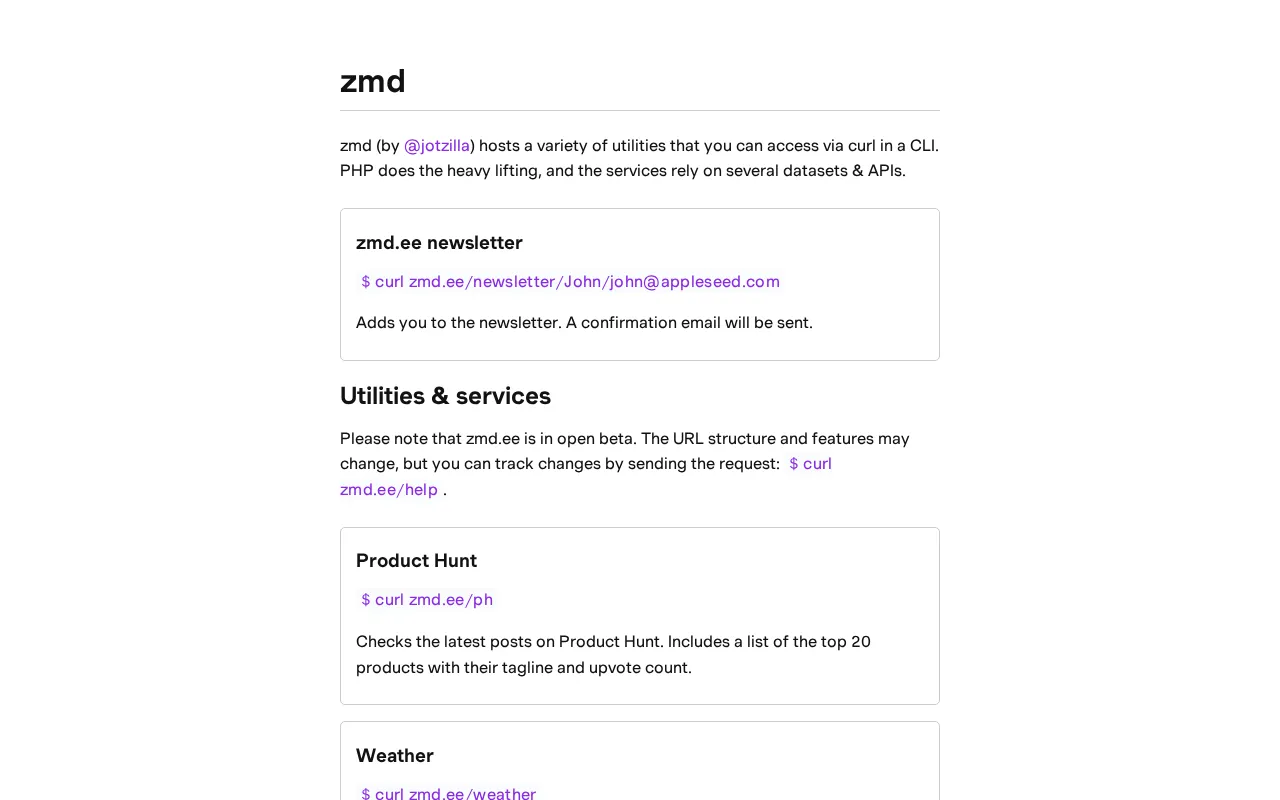 zmd — preview screenshot