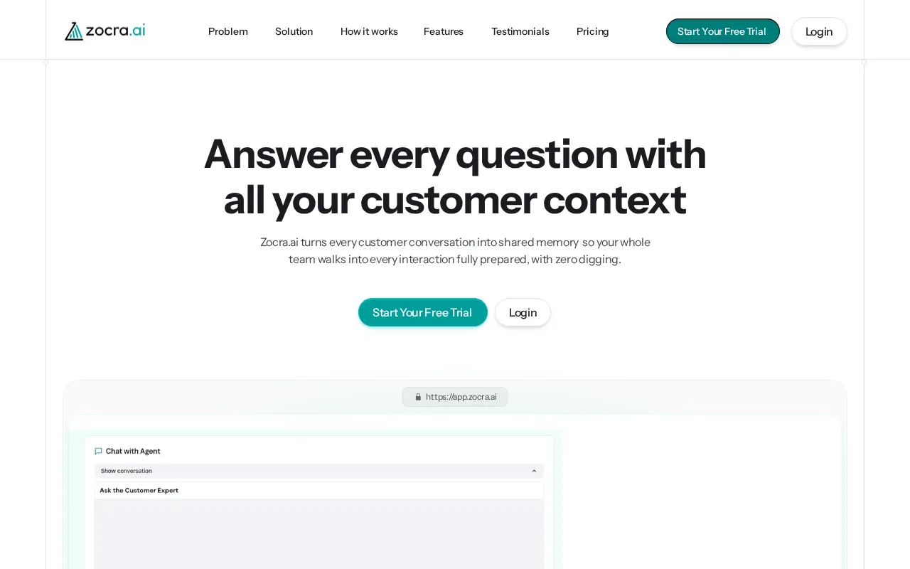 Zocra.ai — preview screenshot