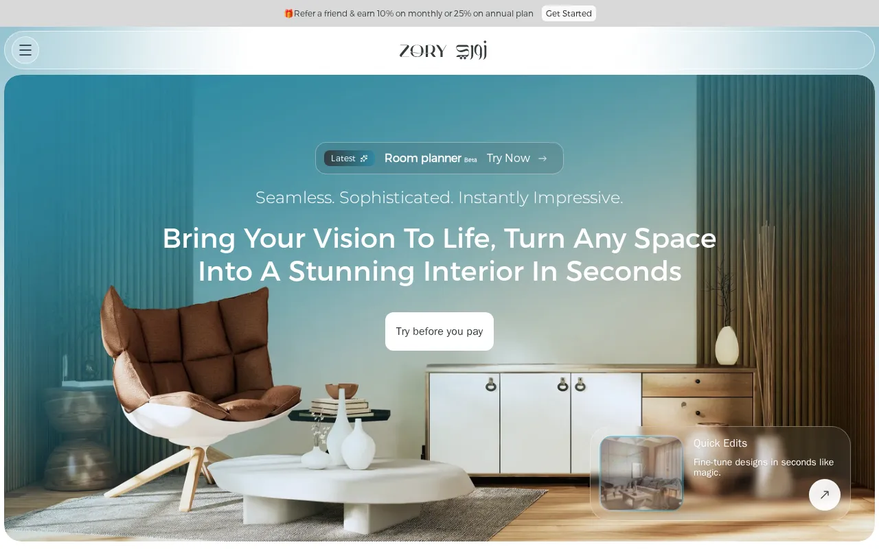 Zory ai — preview screenshot