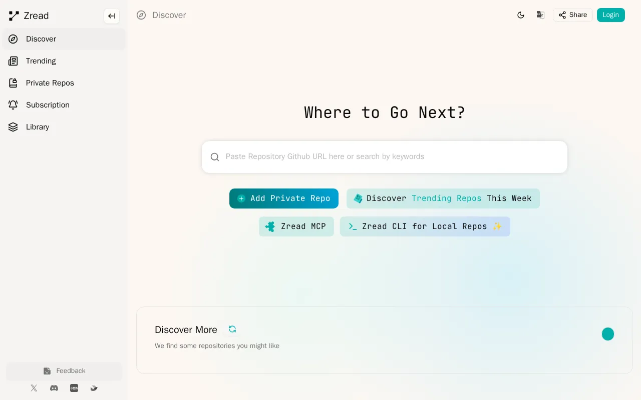 Zread — preview screenshot