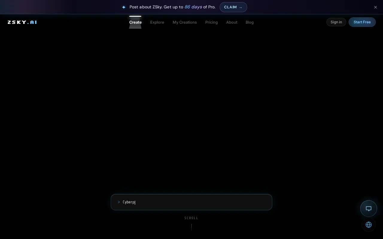 ZSky AI — preview screenshot