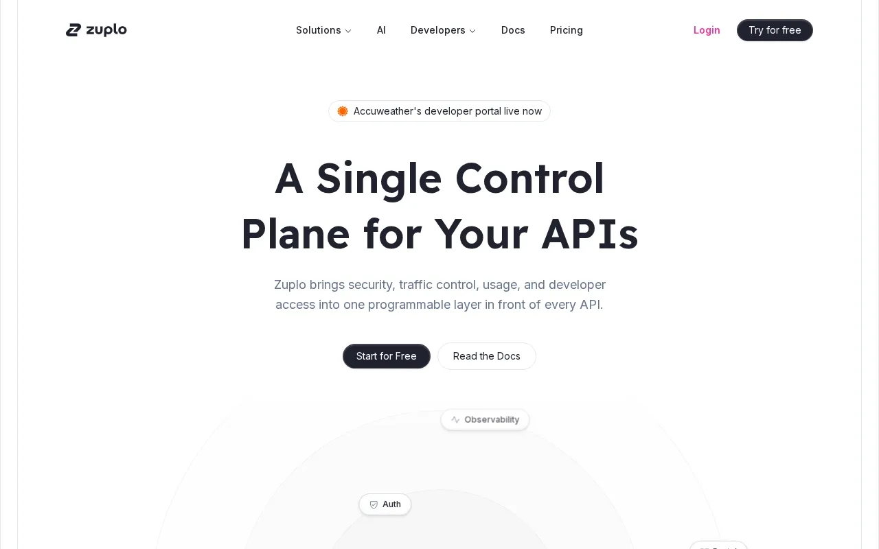 Zuplo — preview screenshot