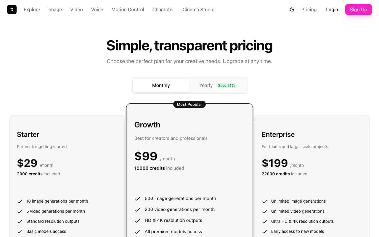 ZykaAI — pricing page